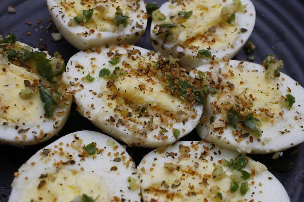 Hard boiled eggs