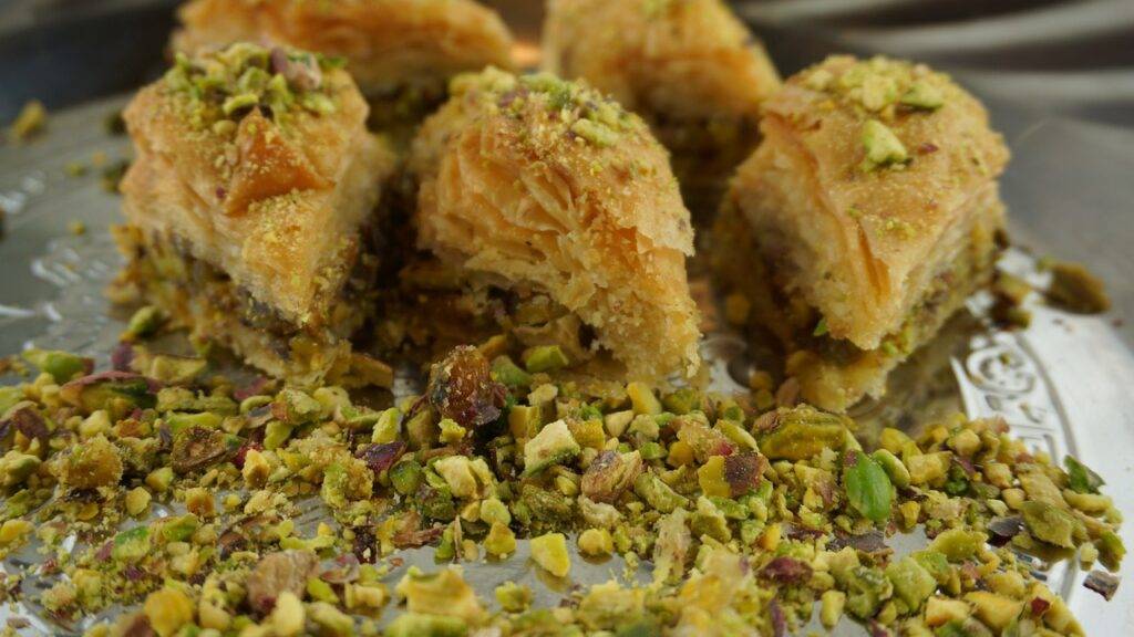 Mediterranean Food - Pistachio Baklava - allperfecthealth.com