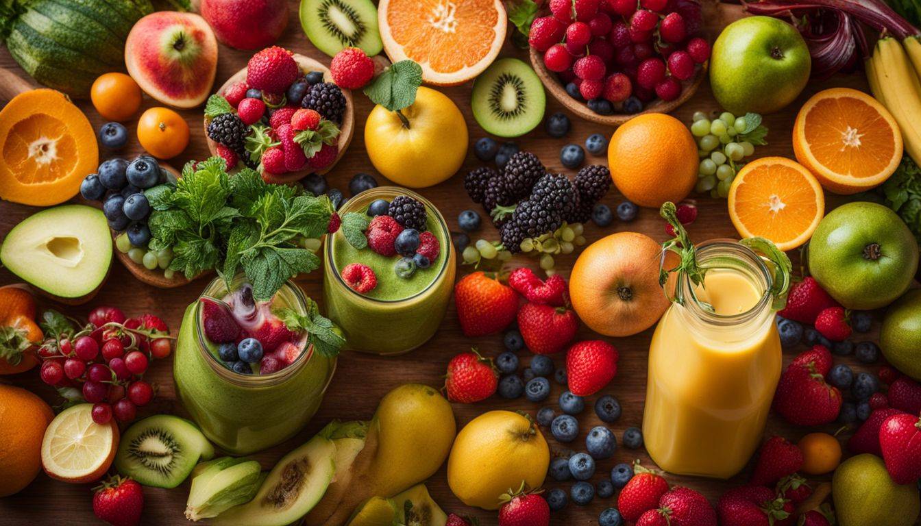 Table full of Healthy Smoothies and Shakes for a Bland Diet