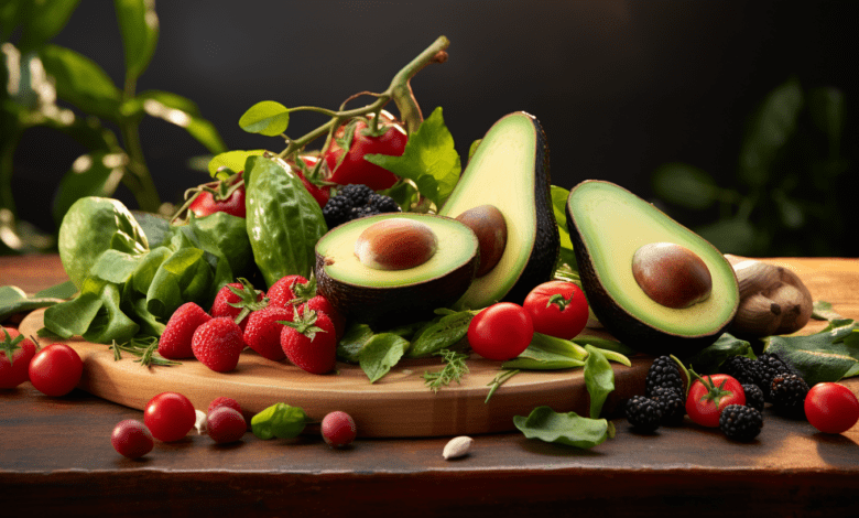 All Perfect Health: A vibrant still life photograph showcasing the health benefits of avocado, with a variety of ripe avocados.