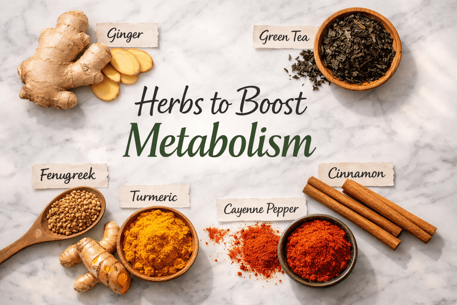 Herbs for Weight Loss: 10 Evidence-Based Herbs That Boost Metabolism