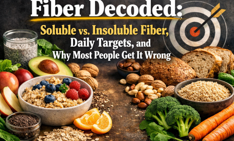 Fiber Decoded: Soluble vs. Insoluble, Daily Targets, and Why Most People Get It Wrong