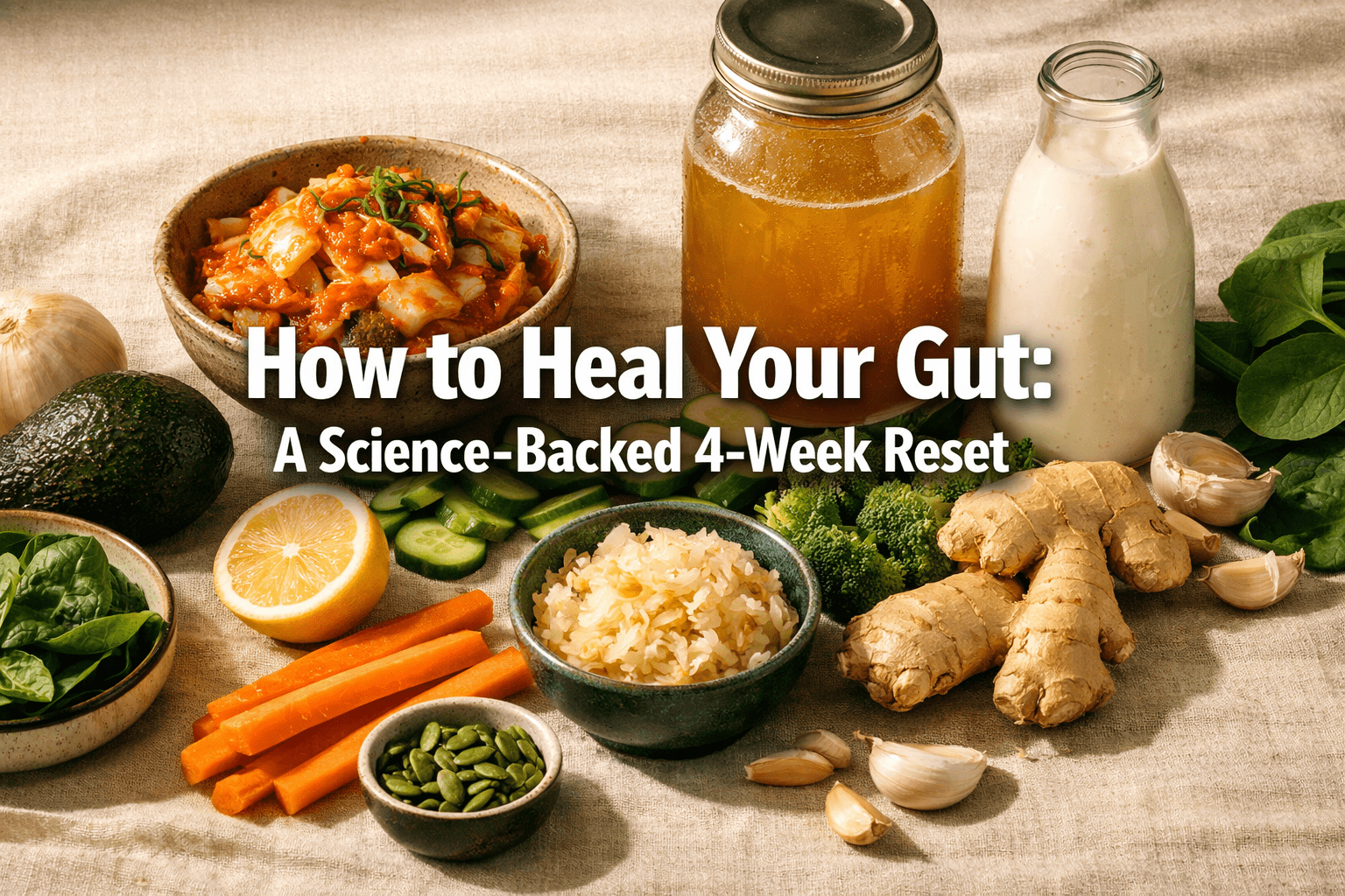 How to Heal Your Gut: A Science-Backed 4-Week Reset
