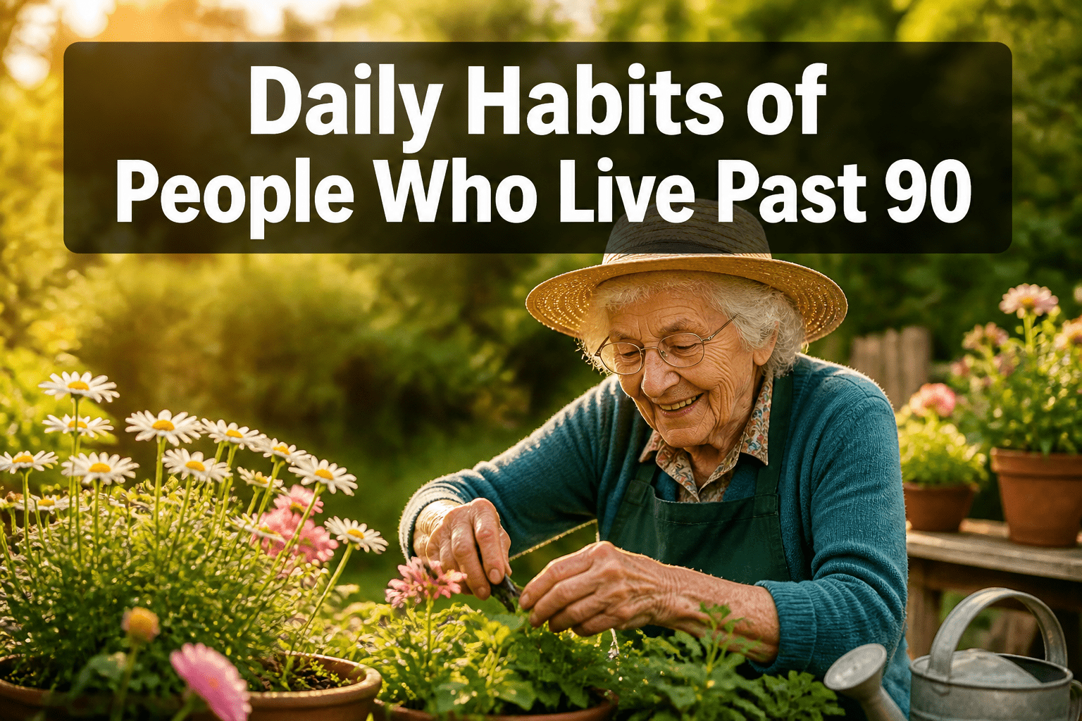 Daily Habits of People Who Live Past 90: What the Research Shows