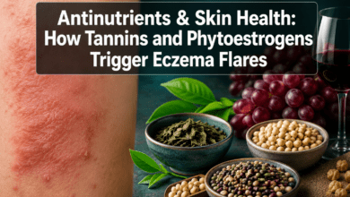 Photo of Antinutrients and Skin Health: How Tannins and Phytoestrogens Trigger Eczema Flares