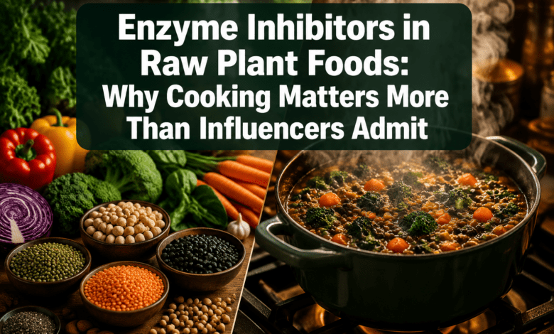 Enzyme Inhibitors in Raw Plant Foods: Why Cooking Matters More Than Influencers Admit