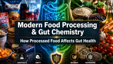 Photo of Modern Food Processing and Gut Health: How Processed Food Affects Gut Chemistry