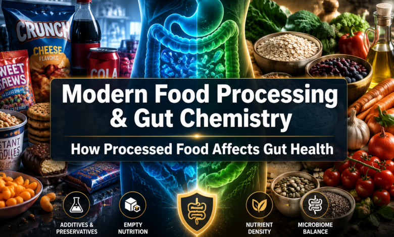 Modern Food Processing and Gut Chemistry: How Processed Food Affects Gut Health