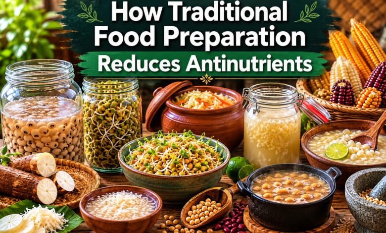 How Traditional Food Preparation Reduces Antinutrients: Soaking, Sprouting, Fermenting and Cooking