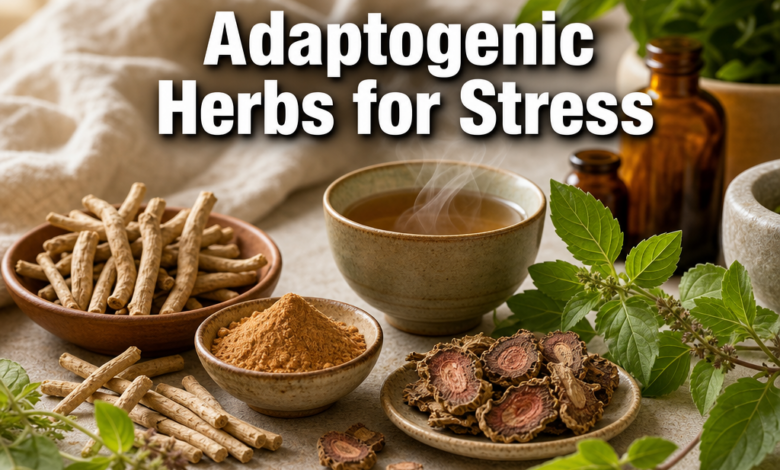 Adaptogenic Herbs for Stress and Resilience: Ashwagandha, Rhodiola, and Holy Basil