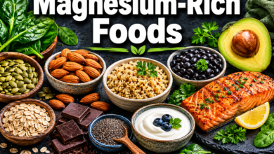 Photo of Magnesium-Rich Foods: The Complete Guide for Sleep, Stress, and Muscle Recovery