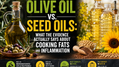Photo of Olive Oil vs. Seed Oils: What the Evidence Actually Says About Cooking Fats and Inflammation