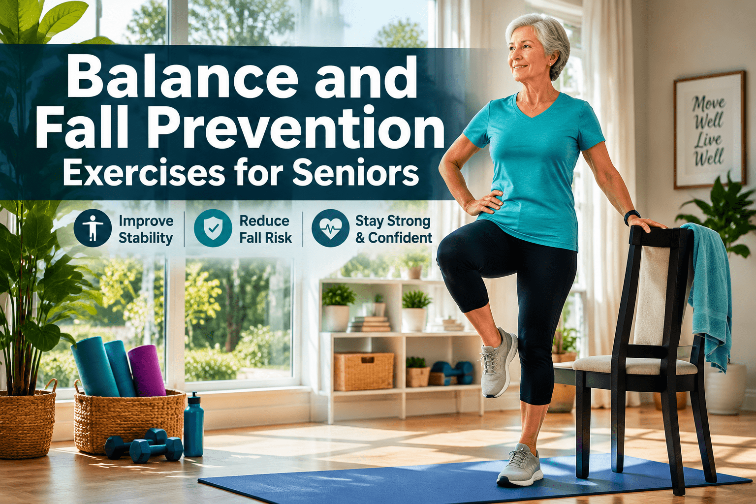 Balance and Fall Prevention Exercises for Seniors: A Practical, Evidence-Aware Guide