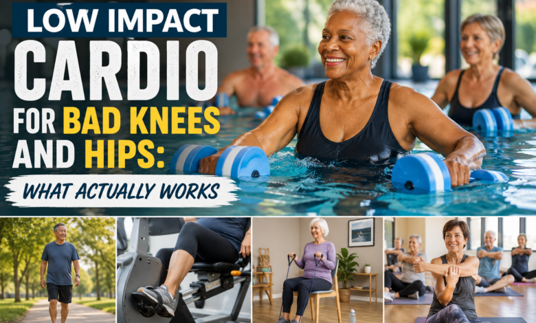 Low Impact Cardio for Bad Knees and Hips: What Actually Works