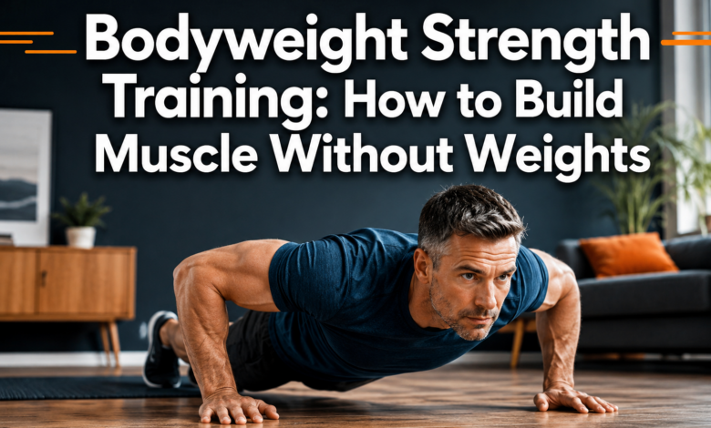 Bodyweight Strength Training: How to Build Muscle Without Weights