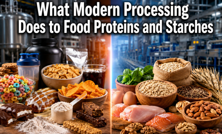 What Modern Processing Does to Food Proteins and Starches