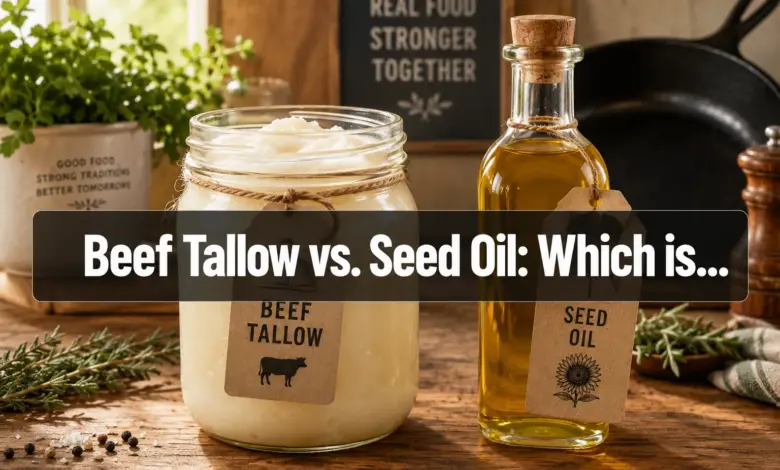 Beef Tallow vs. Seed Oil: Which is Healthier for Cooking in August 2026?