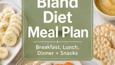 Photo of Bland Diet Meal Plan: A Gentle 1-Day Plan for Breakfast, Lunch, Dinner and Snacks