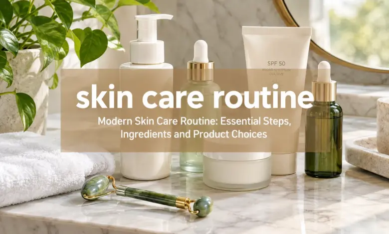 Modern Skin Care Routine: Essential Steps, Ingredients and Product Choices