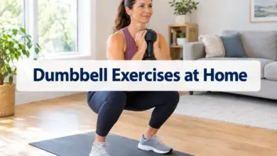 Photo of Dumbbell Exercises at Home: A Beginner Full-Body Workout