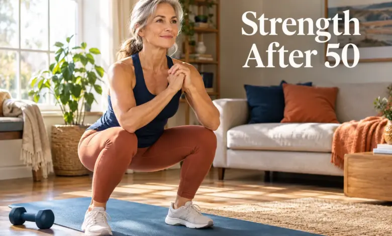 Strength Training for Women Over 50: A Beginner Plan for Home or Gym