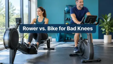 Photo of Rowing Machine vs. Stationary Bike for Bad Knees: Joint Load & Zone 2 Comparison