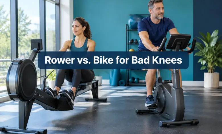 Rowing Machine vs. Stationary Bike for Bad Knees: Joint Load & Zone 2 Comparison